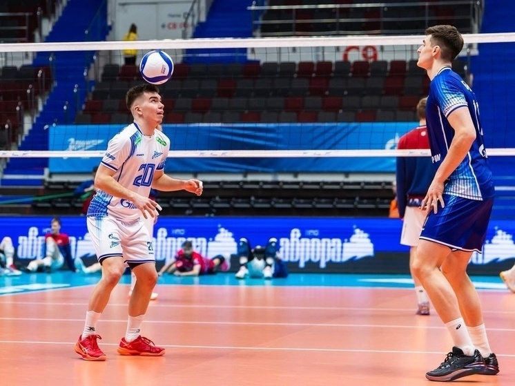     Перед вчерашним матчем «Зенит» располагался на третьей строчке турнирной таблицы. Фото: пресс-служба ВК "Зенит"