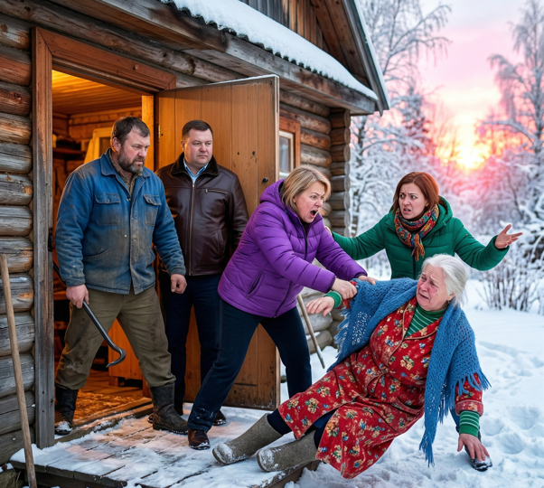 Дочери выгнали старушку в метель, но спасенный ею волкодав привел хозяина земли