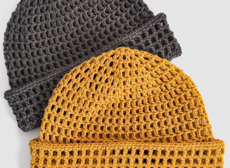 Как связать стильную шапку-сетку крючком и не превратить её в бабушкину авоську