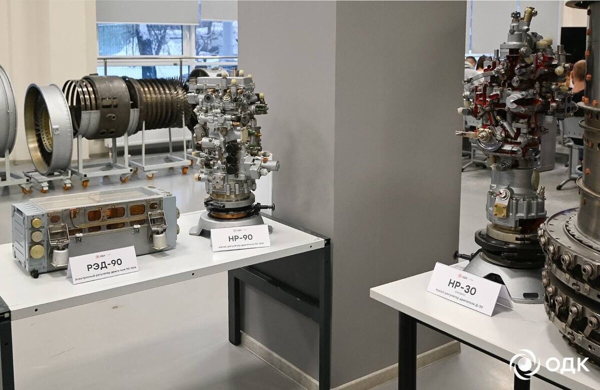    Компоненты двигателей ПС-90А и Д-30