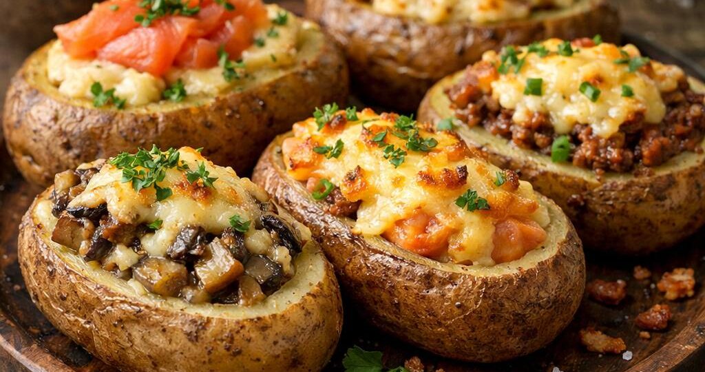 Фаршированный картофель — блюдо, которое ЛЕГКО ИСПОРТИТЬ. Но мы этого НЕ ДЕЛАЕМ