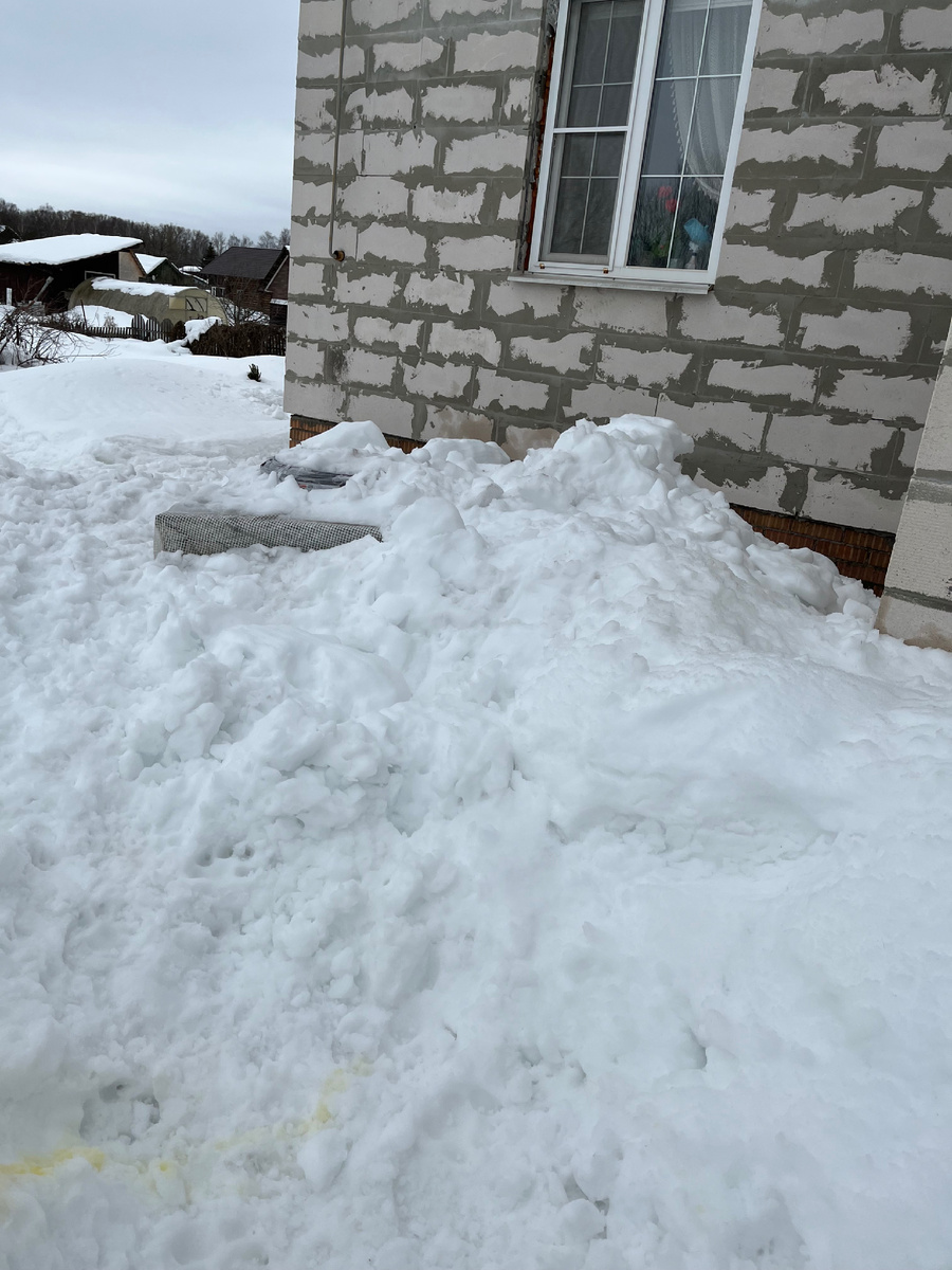 На фото видно только краешек стола. А там стоят два старых деревянных стола. Сейчас уже и краешка не видно. С крыши сошел весь снег.Но розы - целы. 