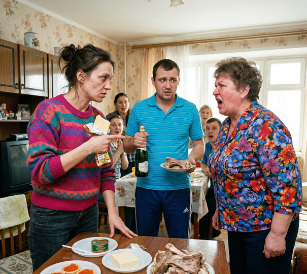 «Мама собирает родню на юбилей, с тебя деликатесы на 50 тысяч!» — заявил муж. Но гости побледнели, поняв, чем их угощают