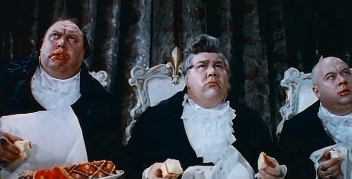 Кадр из фильма "Три толстяка" (СССР, 1976 год)