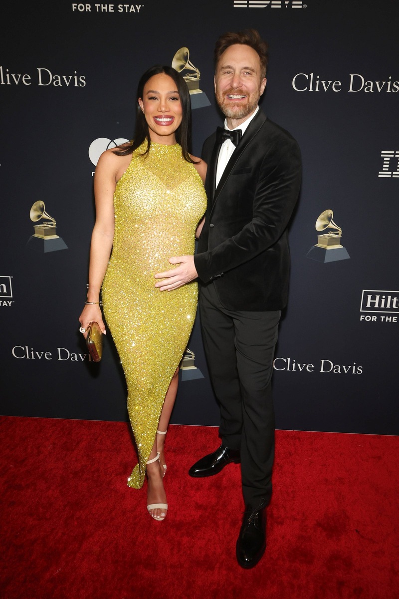    Дэвид Гетта с женой