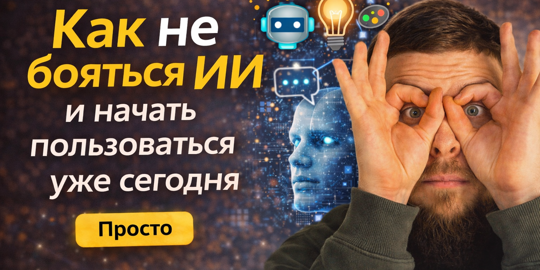 Как не бояться ИИ и начать пользоваться уже сегодня