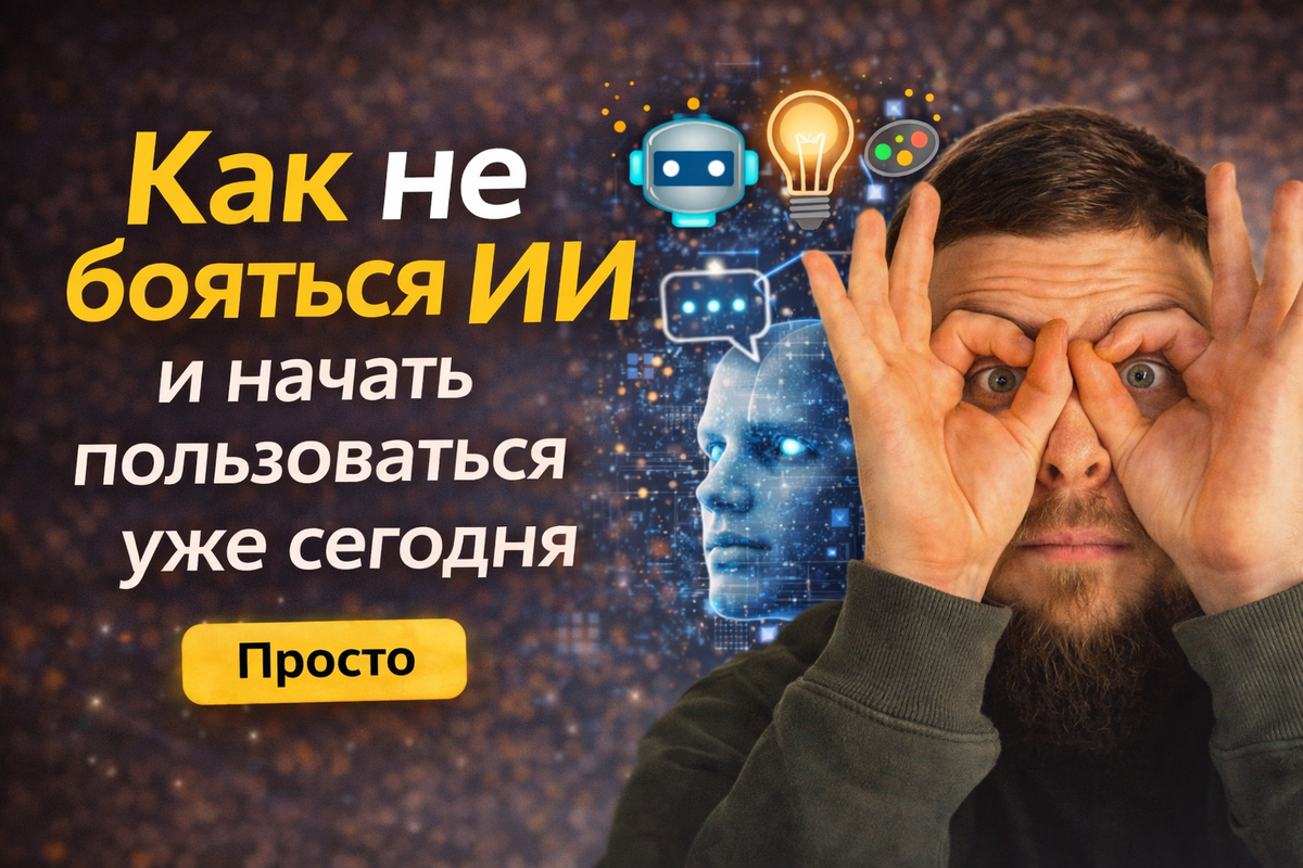 Как не бояться ИИ и начать пользоваться уже сегодня