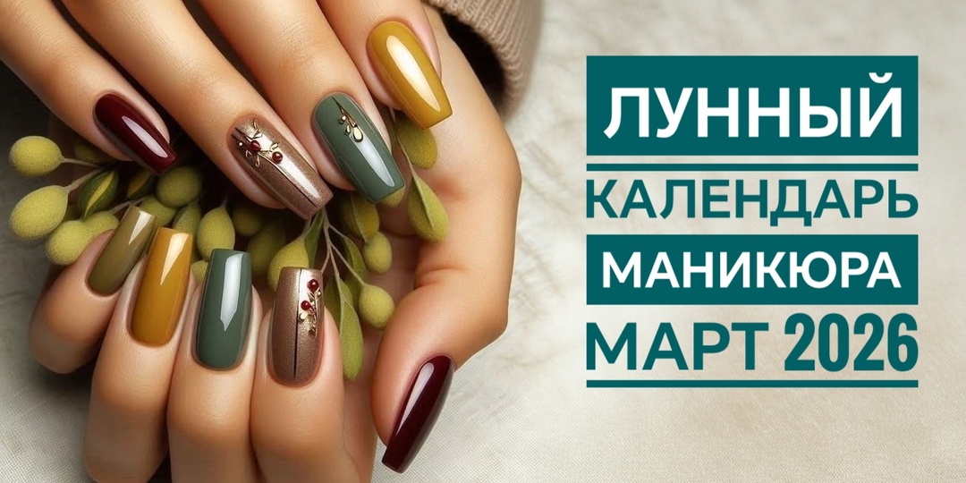 Лунный календарь стрижки ногтей: Благоприятные дни для маникюра в марте 2026 года