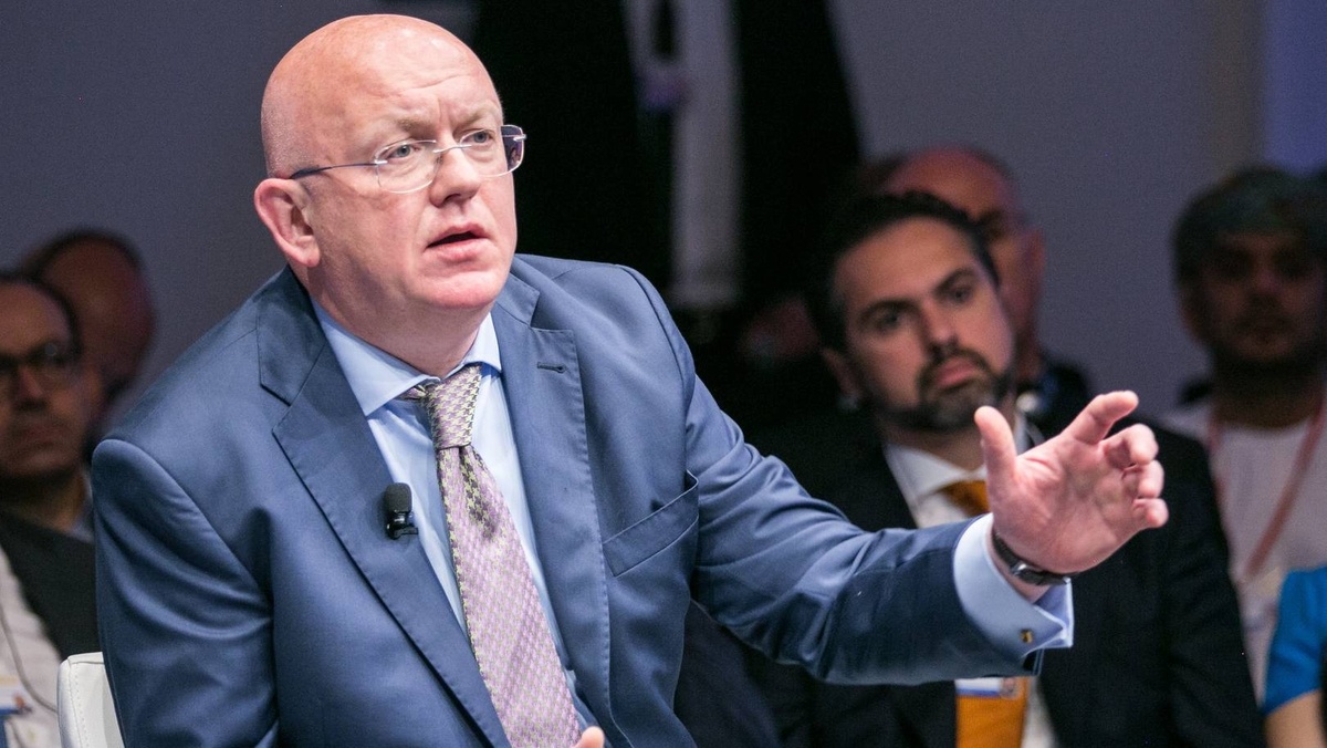     Выступление постпреда РФ при ООН Василия Небензи   
(cc) World Economic Forum