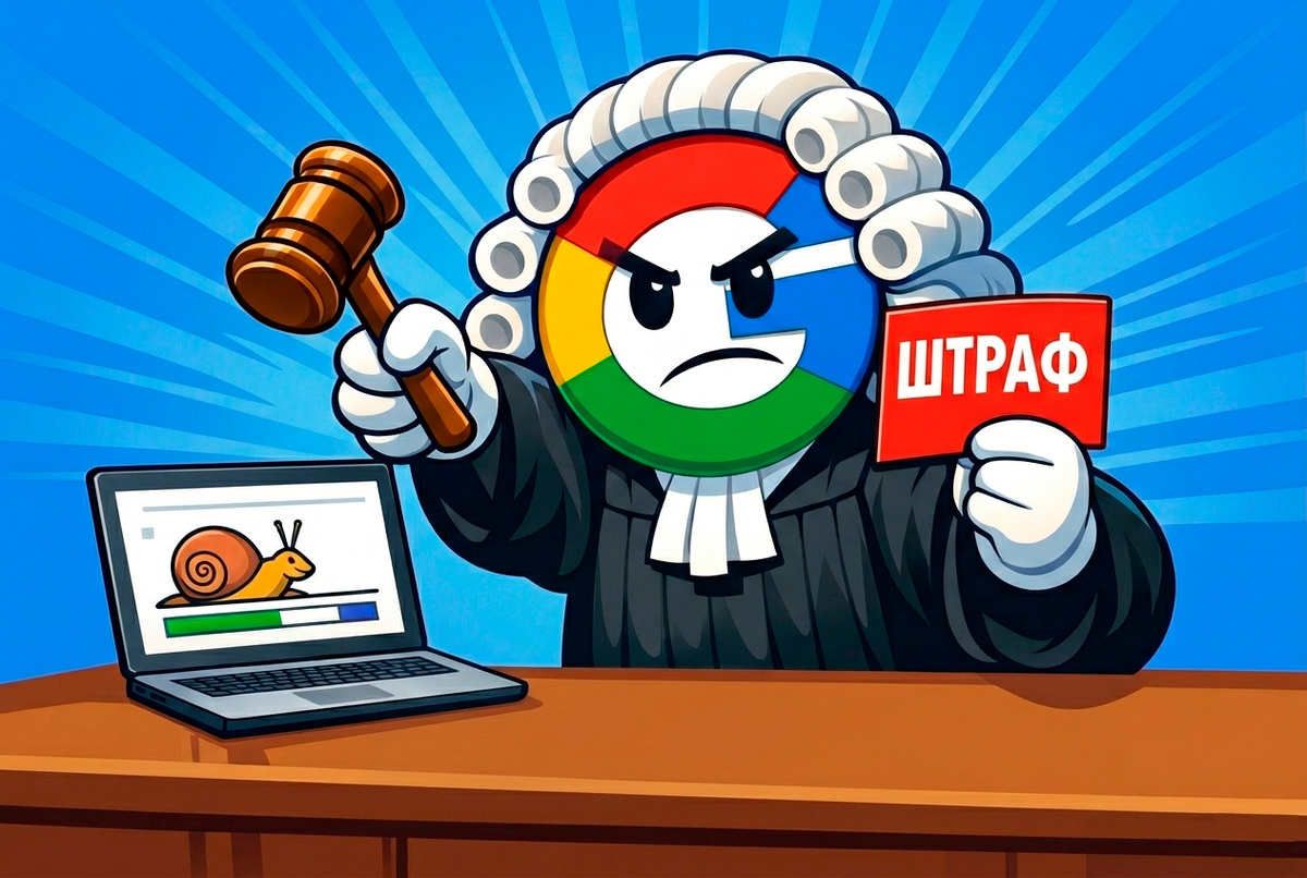 Google штрафует медленные сайты