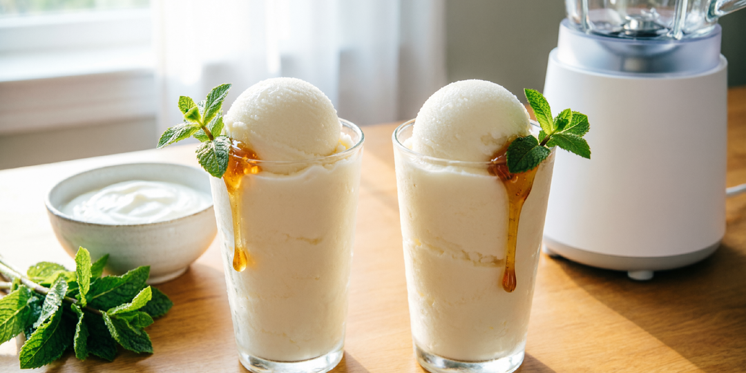 🍨 Турецкий шербет “Шербет Айран” по-казански: йогурт, мёд и мята за 128 ₽.