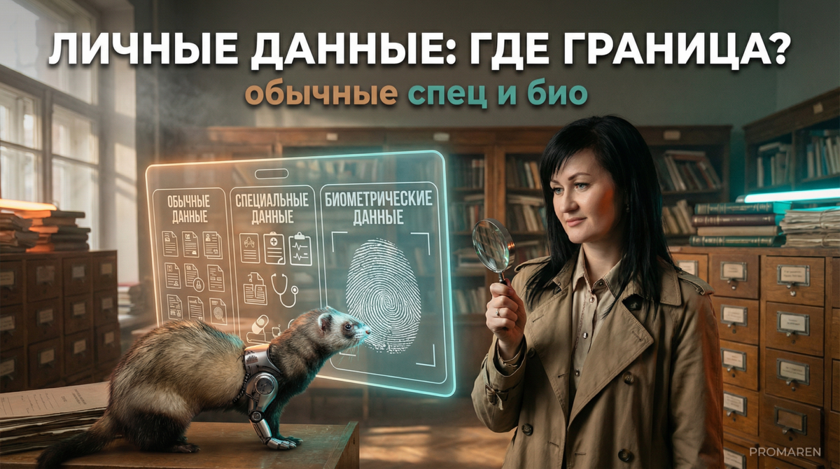    Краткая схема категорий персональных данных по актуальным требованиям 2024 года | Марина Погодина, PROMAREN Марина Погодина