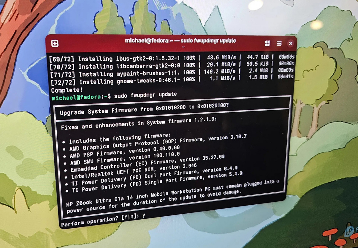 Fwupd 2.0.20: Ускорение проверки прошивок и расширение поддержки оборудования. (