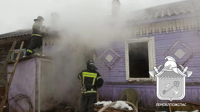 Весна не у всех началась с кофе: Леноблпожспас рассказал о вызове на пожар в Большие Поля