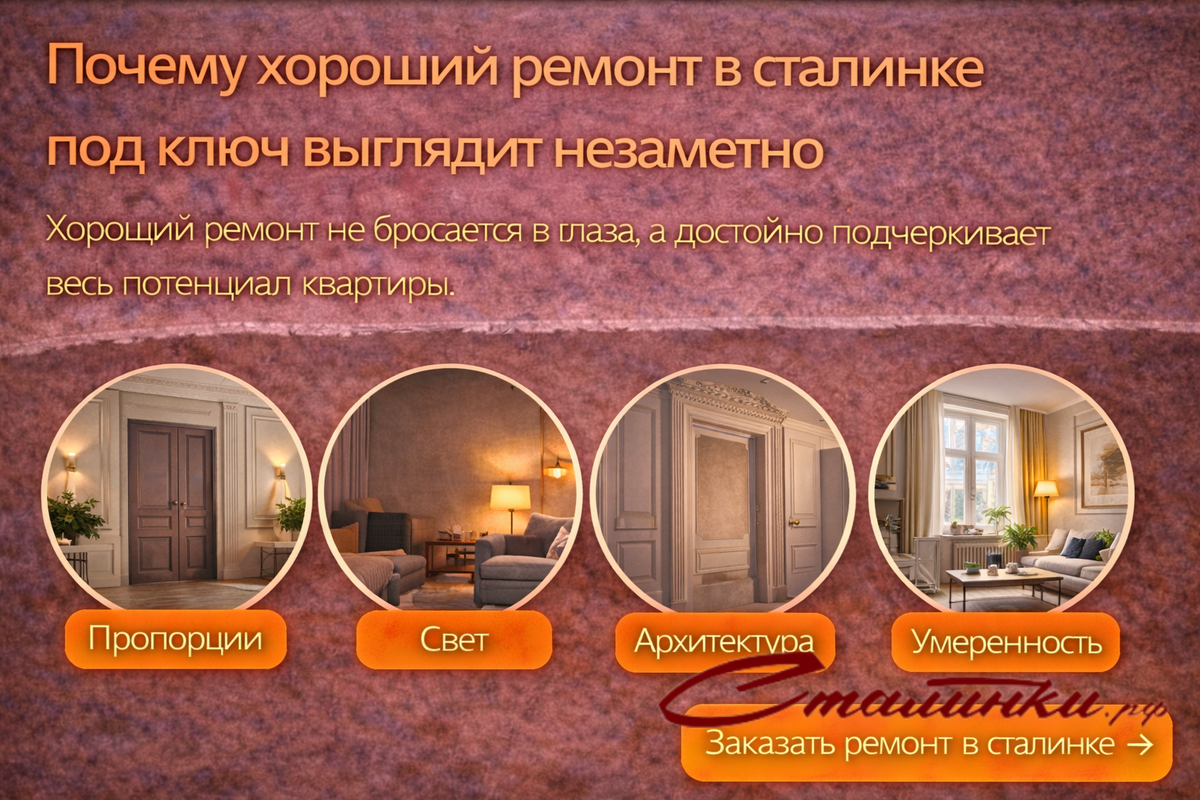 Ремонт в сталинке - Сталинки.рф