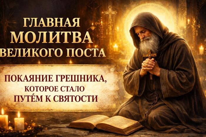 Главная молитва Великого поста — слова грешника, которого принял Бог. Почему её читают с 12 поклонами