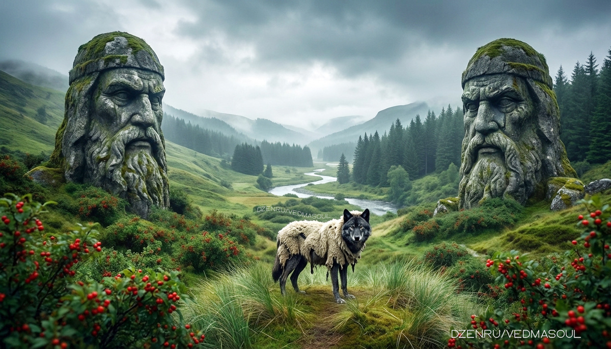 © Авторское изображение @vedmasoul. Cгенерировано ИИ. Порча, крадник, ритуал, чистка