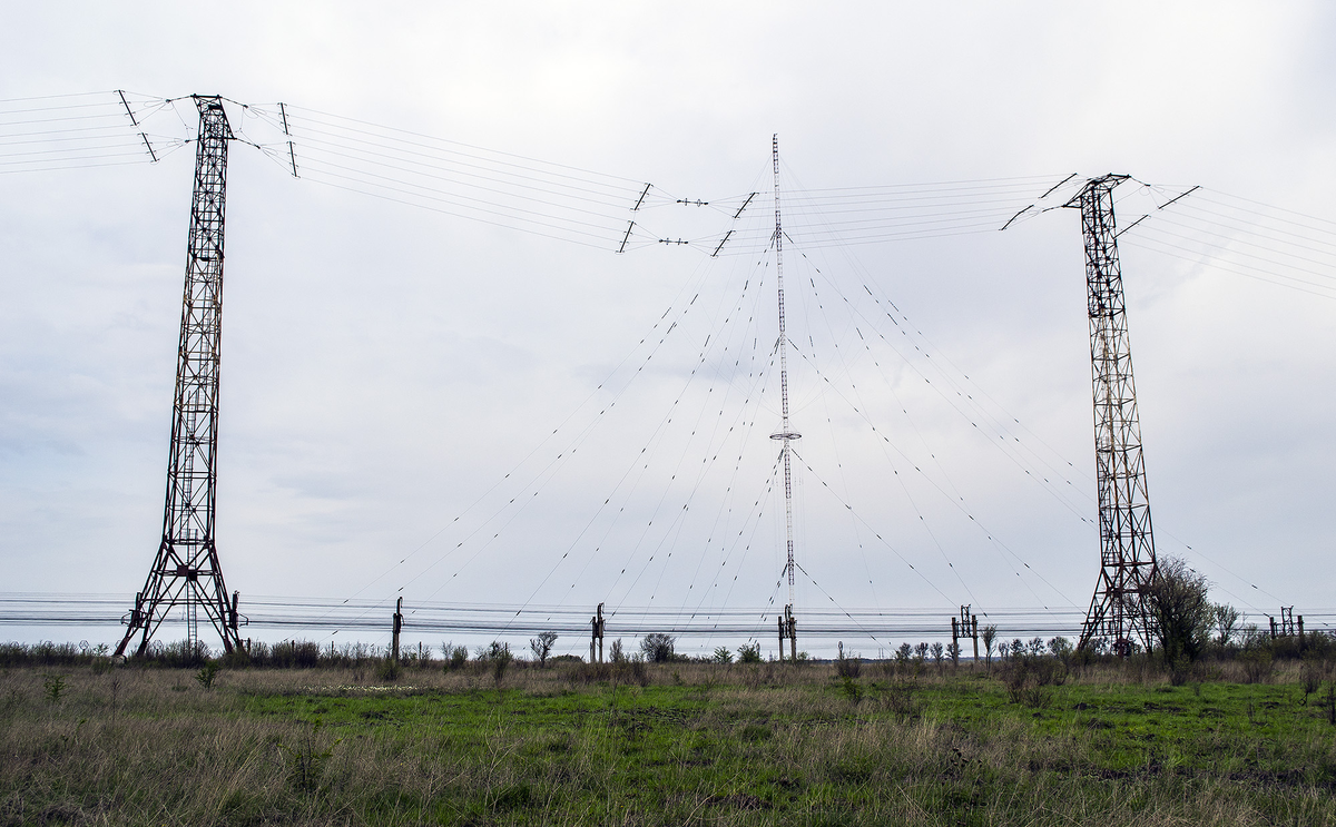 антенное поле ДВ радиостанции
