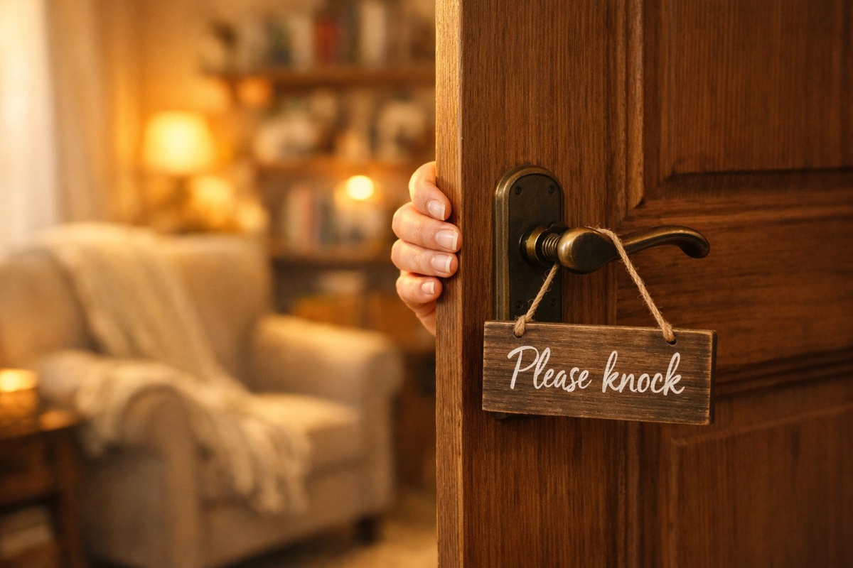 У каждого есть своя комната. Можно зайти, постучав. А можно вломиться и начать переставлять вещи