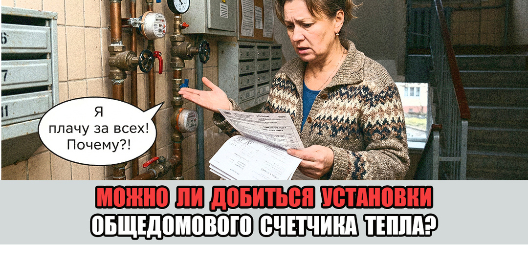 Как добиться установки общедомового счётчика тепла — и зачем это вообще нужно