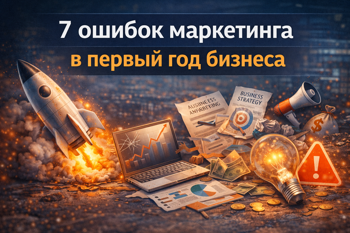 Ошибки маркетинга на старте бизнеса