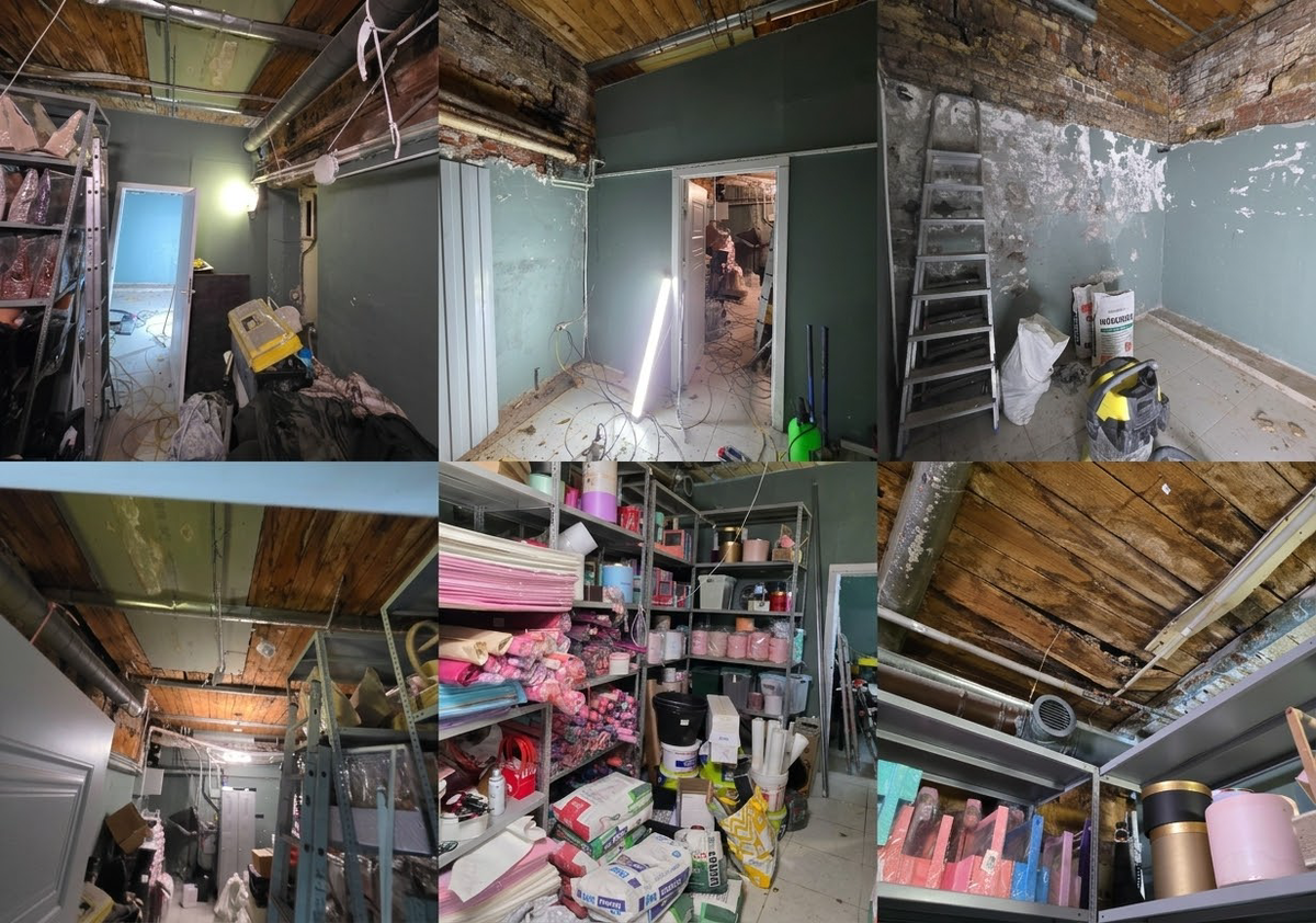 Типичный подвал в москве без ремонта