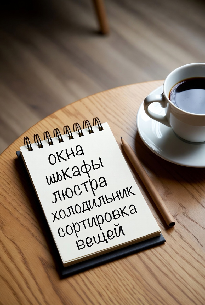 Список дел — половина успеха. Главное — не пугаться, а просто начать