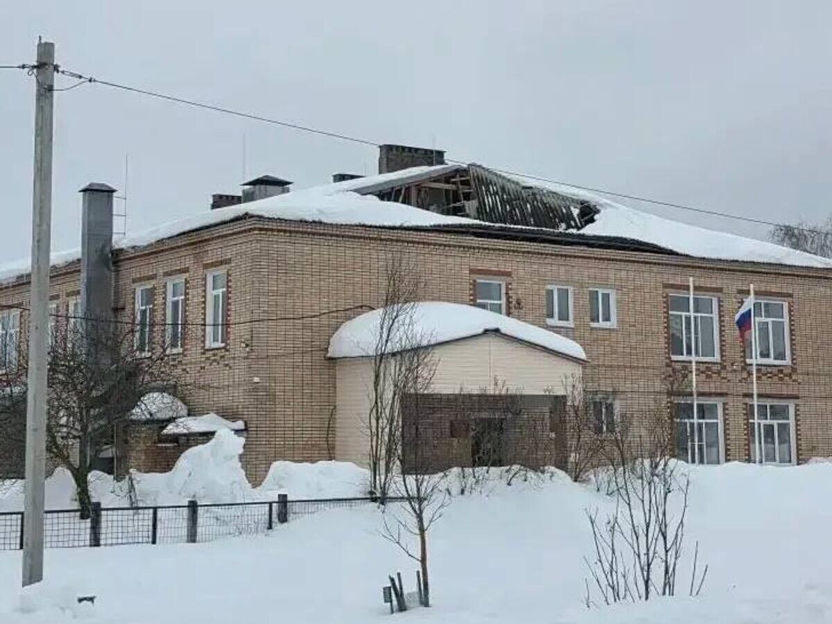    Частичное обрушение крыши детского сада в Рязанской области | © Фото : прокуратура Рязанской области