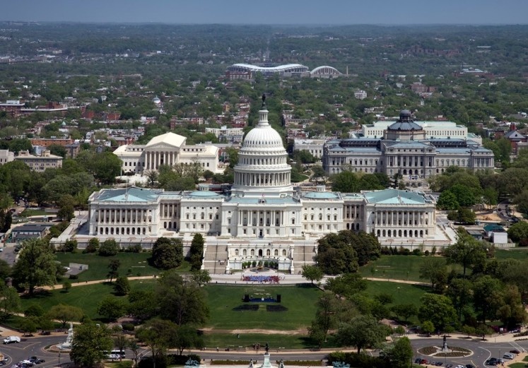 Рис. 1. Западный фасад Капитолия США. Вашингтон. Округ Колумбия. Современное фото