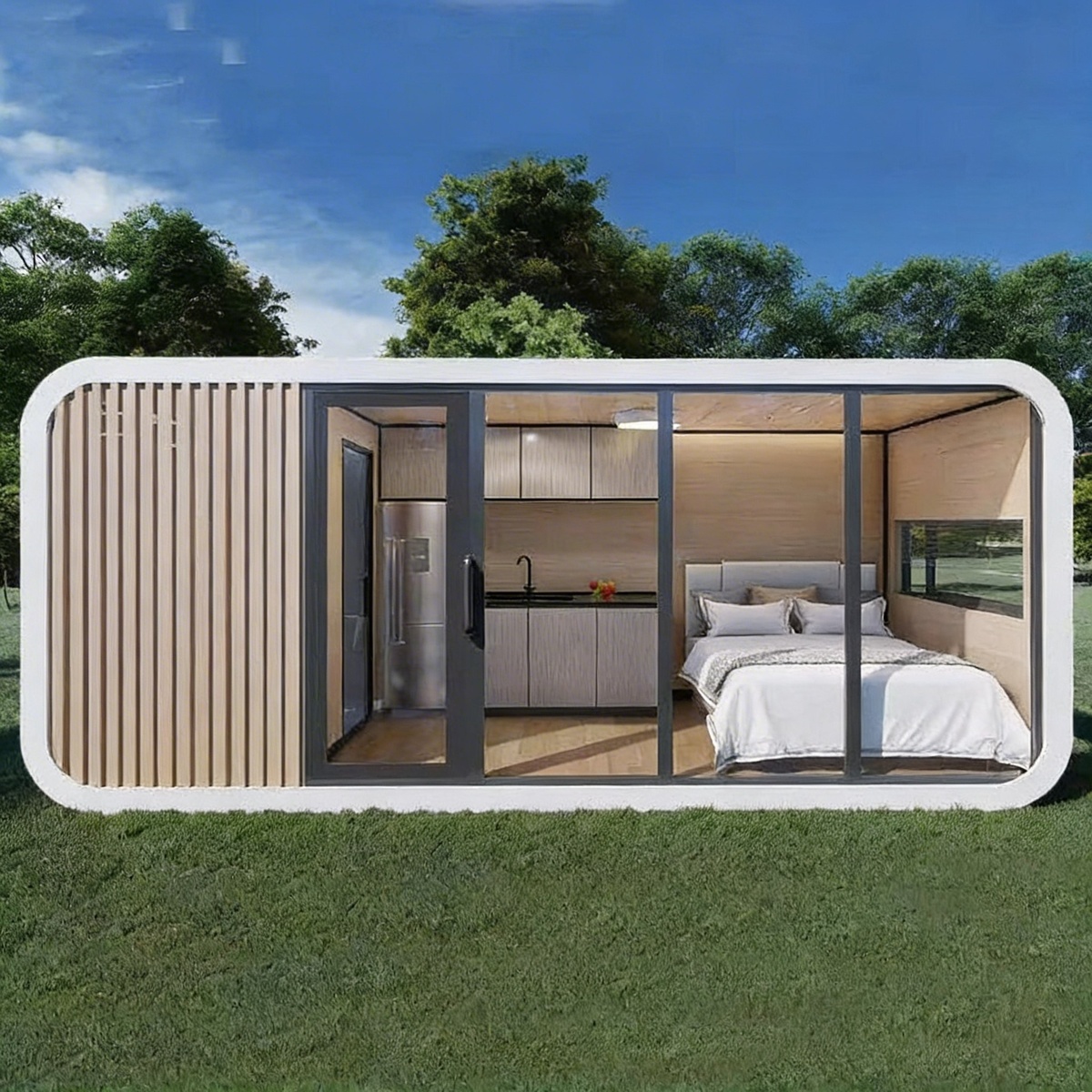 Модульный домик для глэмпинга от компании Хороший модуль 