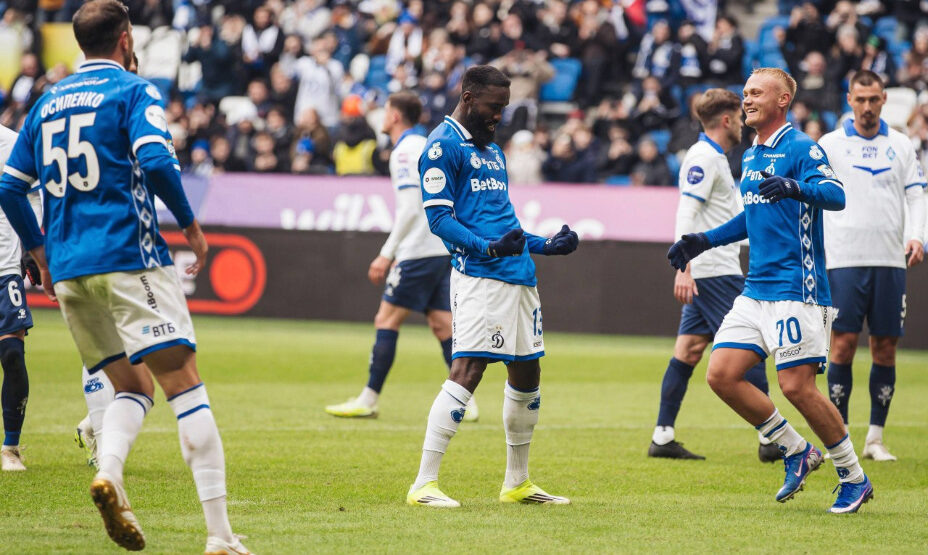    Нгамале сделал голевую передачу и забил гол. Фото: ФК «Динамо»