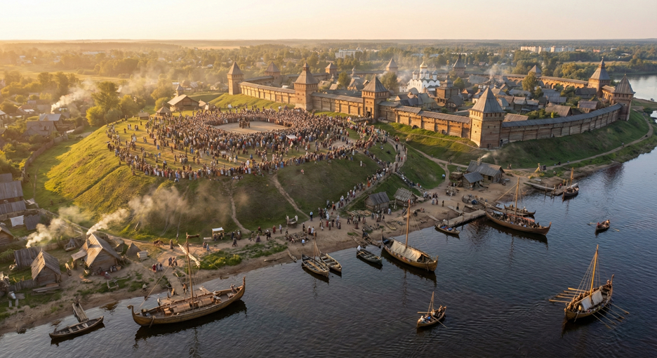 Новгород до короны – город, который правил сам собой».