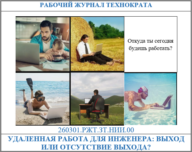 Удаленная работа для инженера: выход или отсутствие выхода?