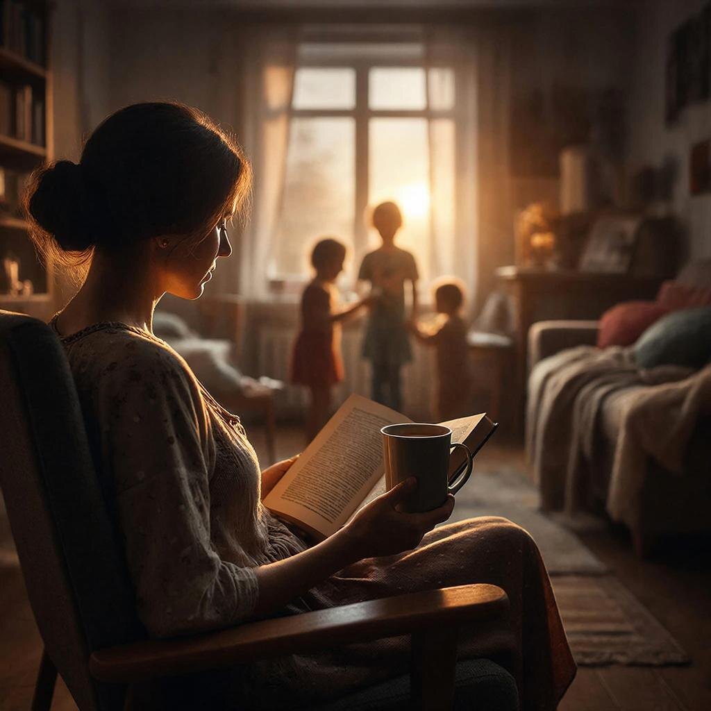 Когда мы просто смотрим на ребёнка, не пытаясь его оценивать, воспитывать, исправлять, — мы входим в состояние «спокойного присутствия». Это снижает уровень стресса и у нас, и у ребёнка.
