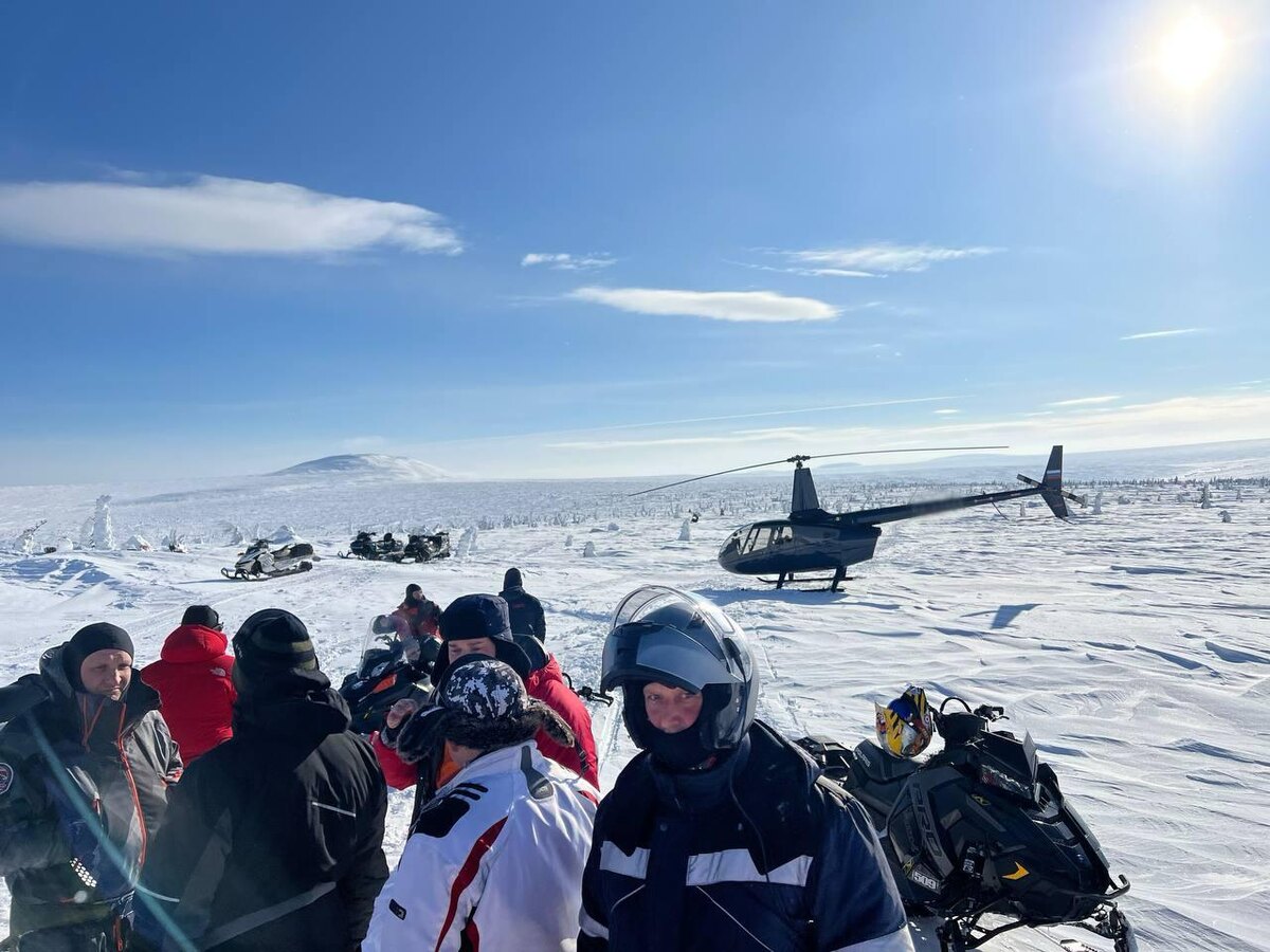    Поиски туристов на снегоходах в Прикамье