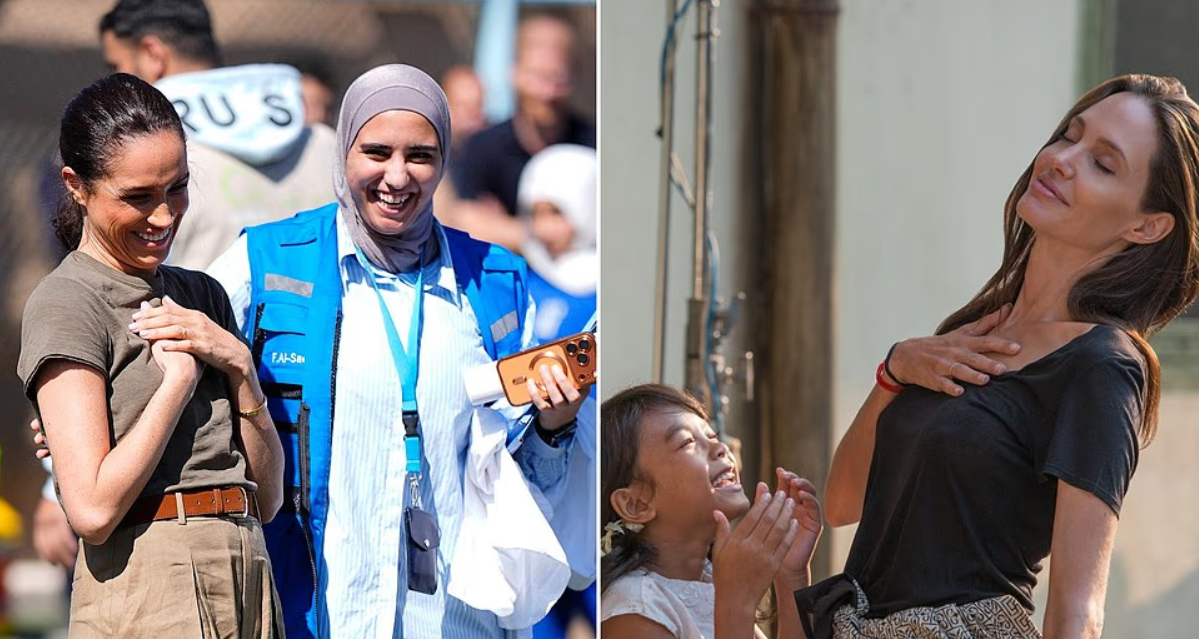 Меган Маркл и Анджелина Джоли