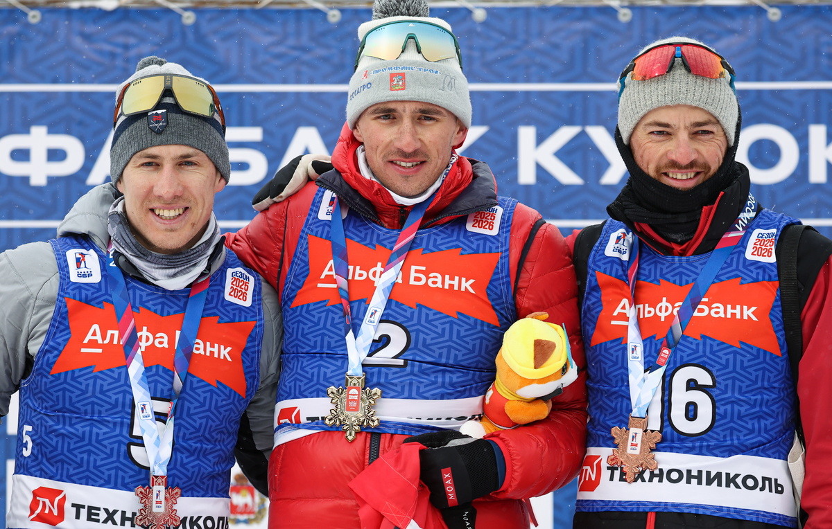    Эдуард Латыпов, Карим Халили и Антон Бабиков  Донат Сорокин/ТАСС