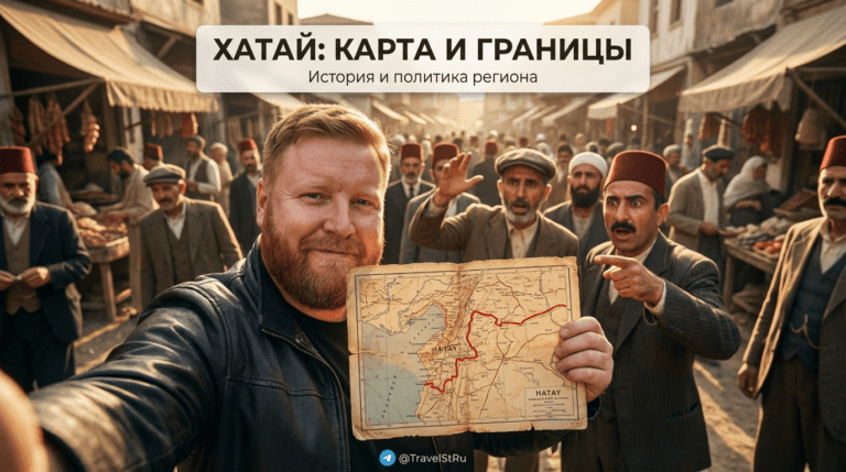 Ближний восток: Хатай (Турция) на карте и границы региона