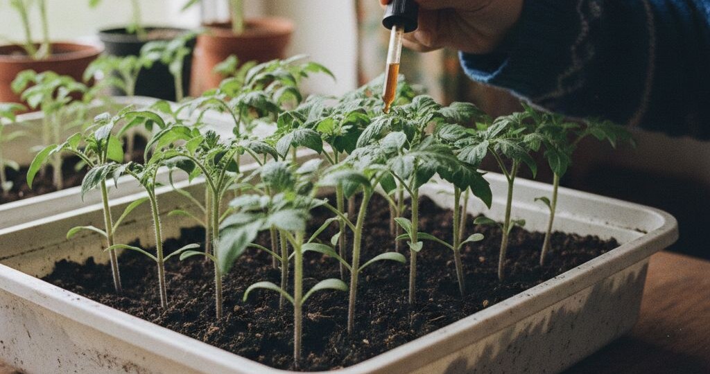 Попробуйте этот простой приём — и вы увидите, как ваша рассада станет крепче, стебли — толще, а листочки — ярче и здоровее.