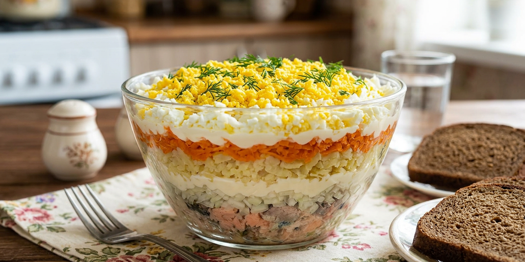 Салат «Мимоза»: история, секреты и польза любимого блюда (часть 1)