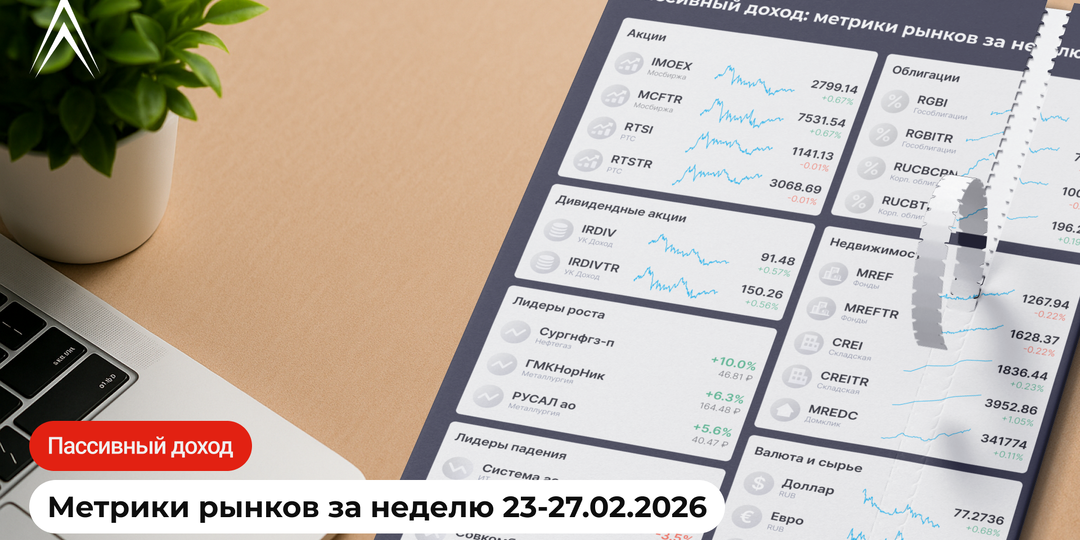 РЫНКИ ЛИХОРАДИТ! Пассивный доход: метрики рынков за неделю в инфографике
