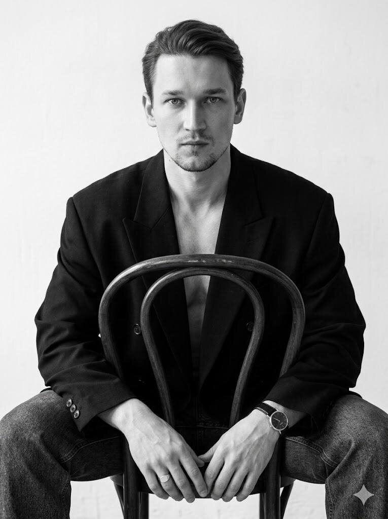 Промт для мужской нейрофотосессии