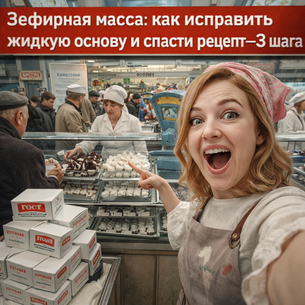    Как спасти рецепт: 3 шага к идеальной консистенции зефира admin