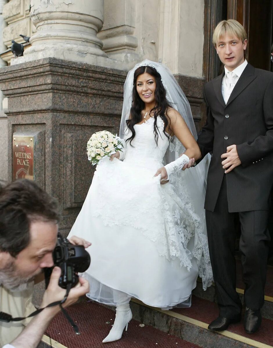      Е. Плющнко и М. Ермак. Архивное фото. Ист. — ТГ-канал figurexing Фотография взята из открытых источников.