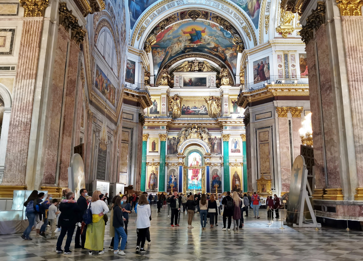 Убранство Исаакиевского собора. Фото автора.