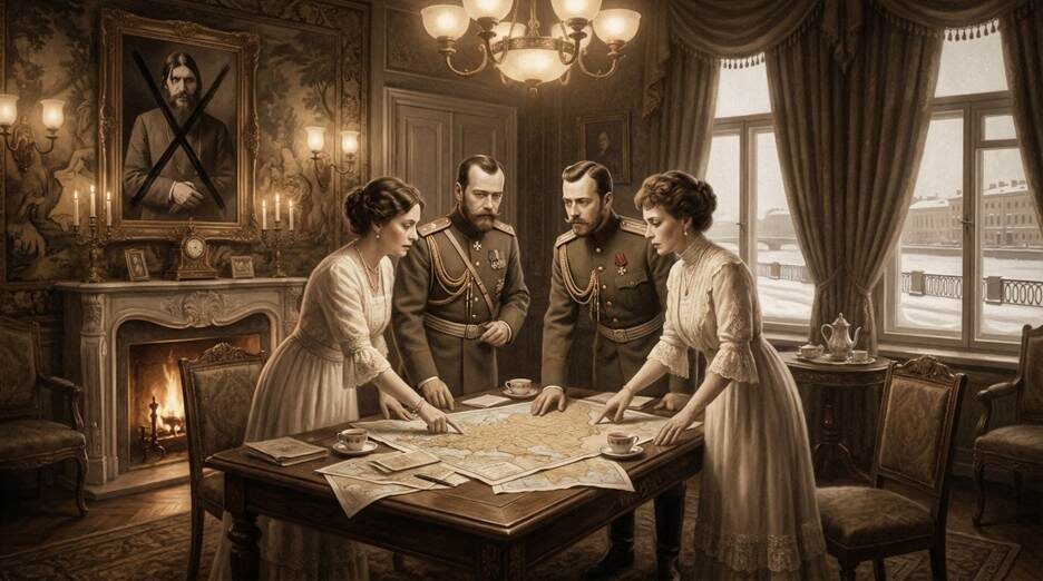 Семейный совет в тени Распутина: князья против «тёмных сил» у престола