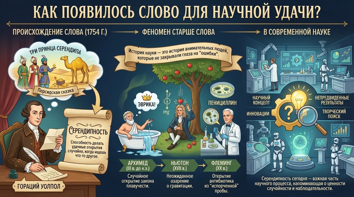 Слово для названия научной удачи