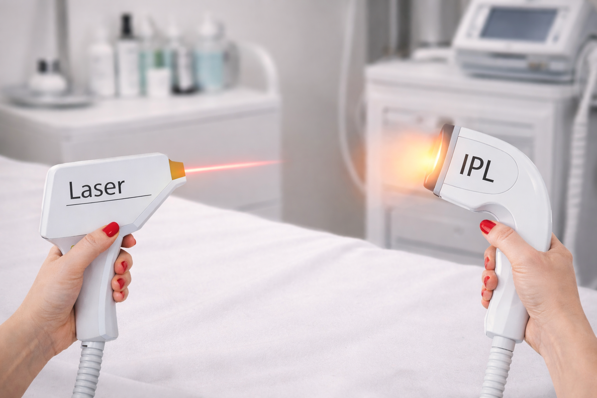 IPL и лазер простым языком: фонарик vs лазерная указка
