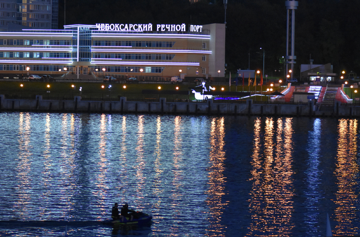 Вечерние Чебоксары.