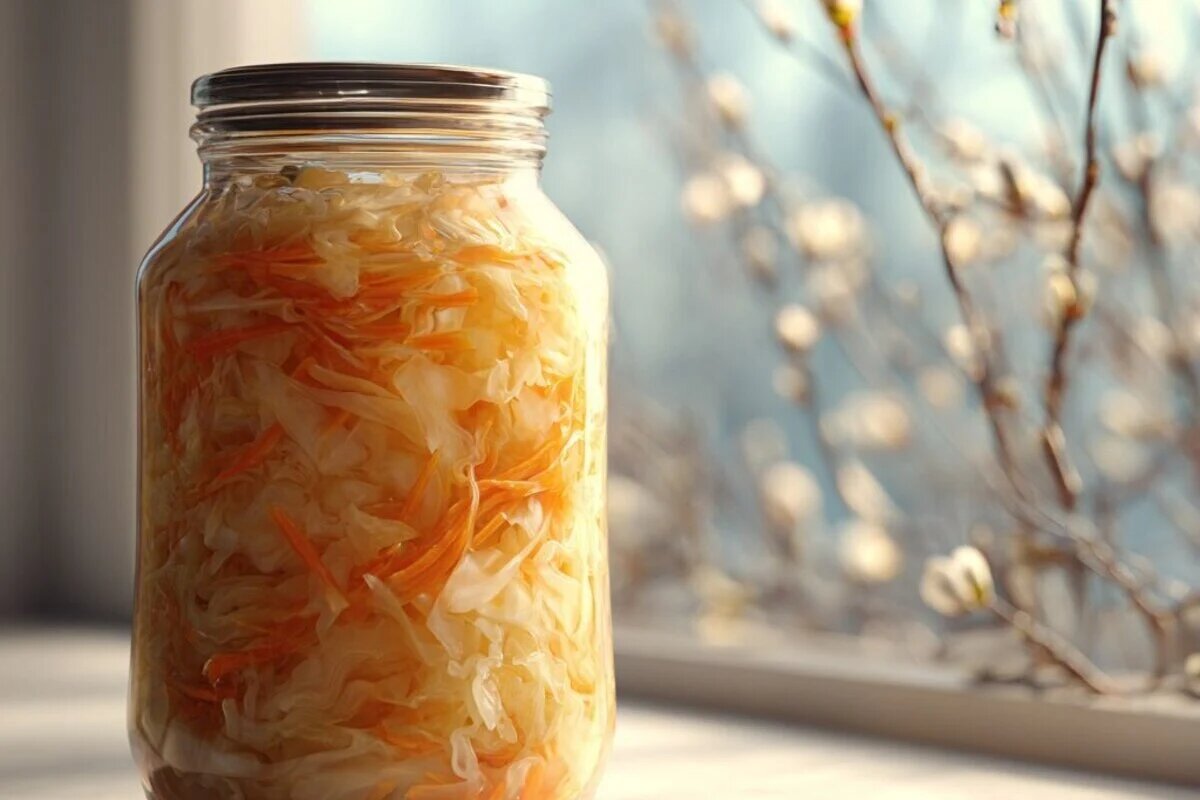 Квашеная капуста встречает весну.